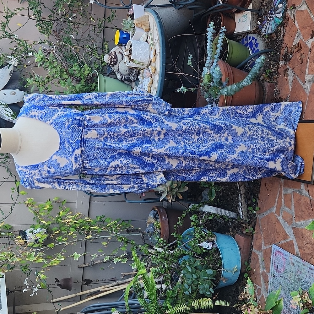 Vintage Miss Rita California Maxi Dress